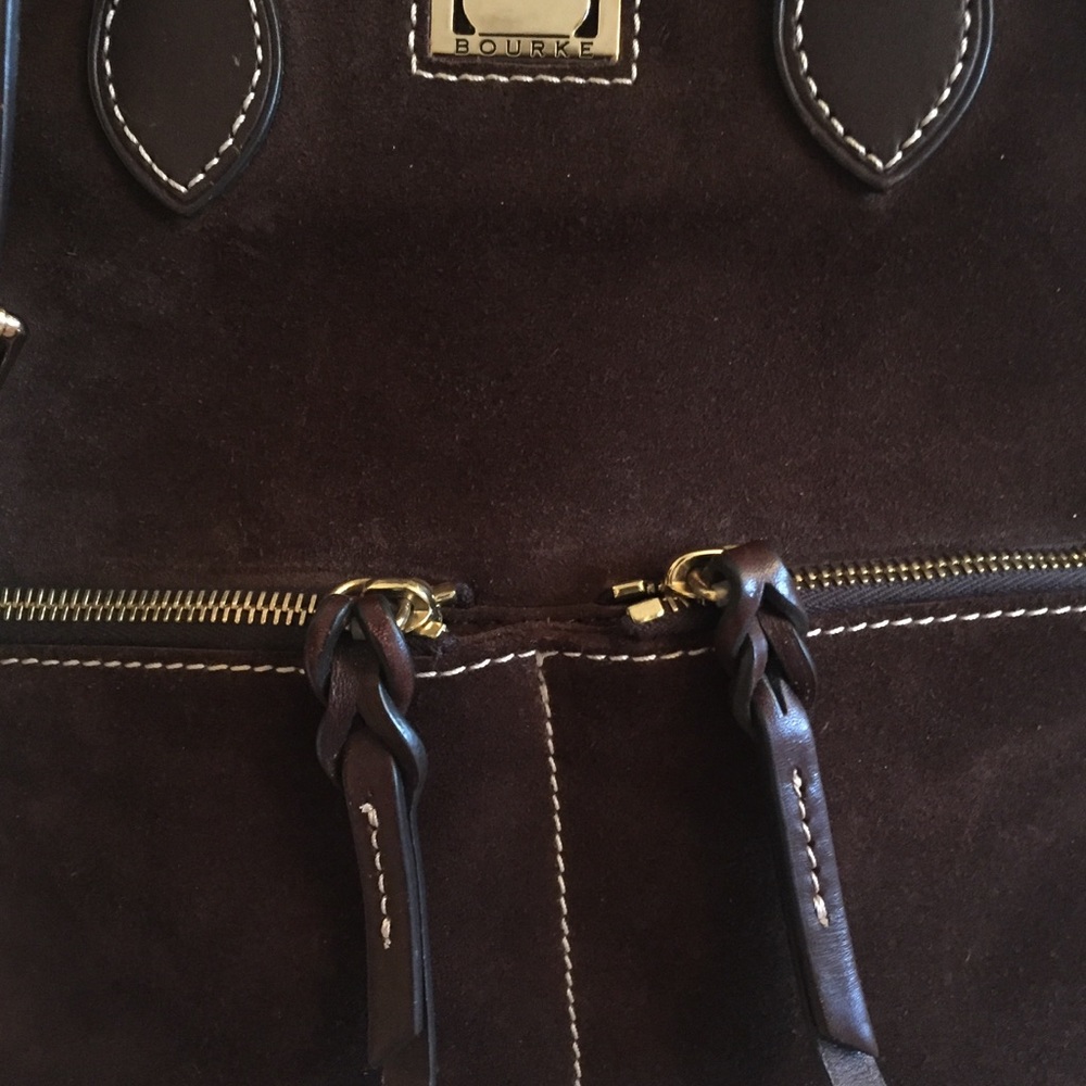 🦆 Dooney & Bourke suede satchel - Picture 2 of 8
